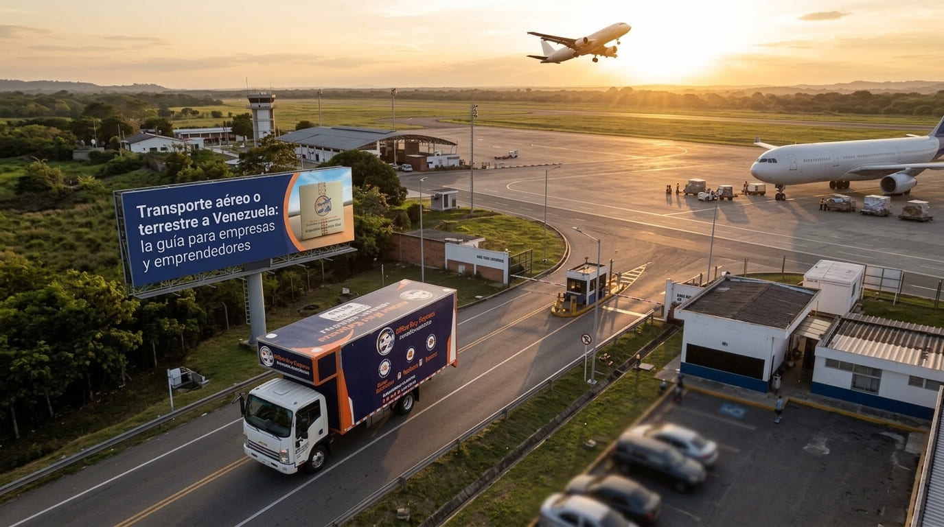 Transporte aéreo o terrestre a Venezuela